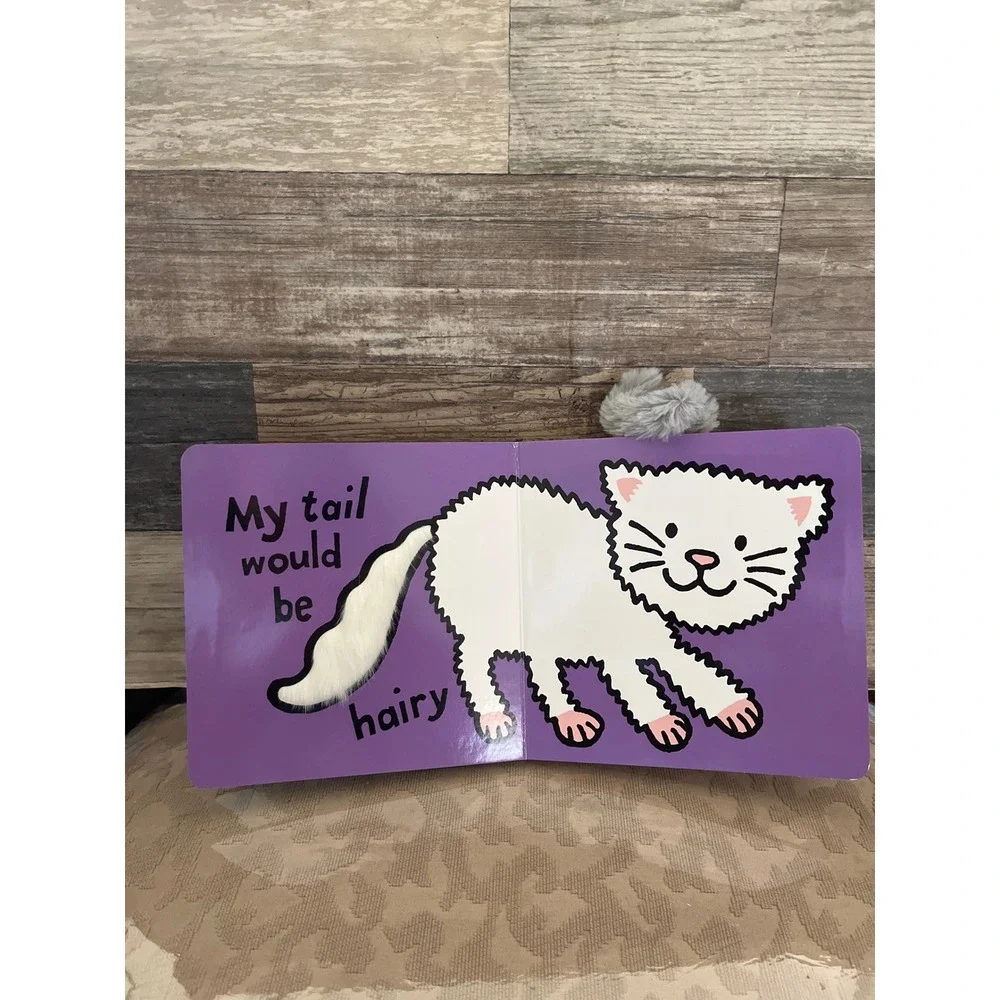 Jellycat If I Were a Kitty Board Book Anne Wilkinson Touch and Feel Sensory Toy